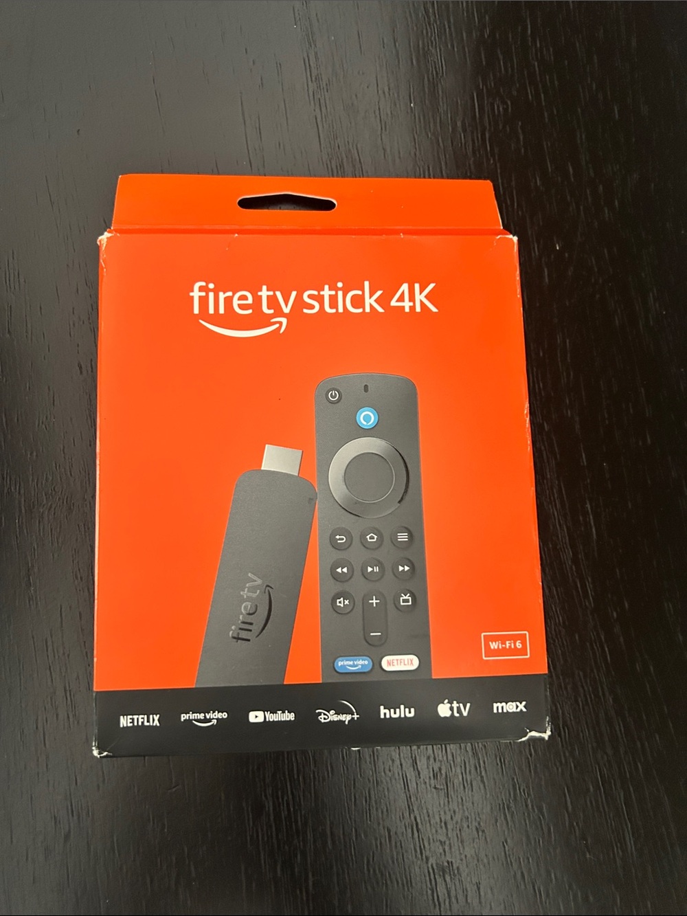 Amazon Fire TV Stick 4K Streaming Stick in Red and Black
